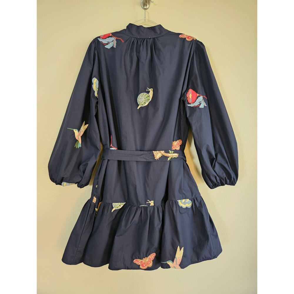 CIEBON Savannah Embroidered Cotton Shirtdress, Size XL - Picture 5 of 12